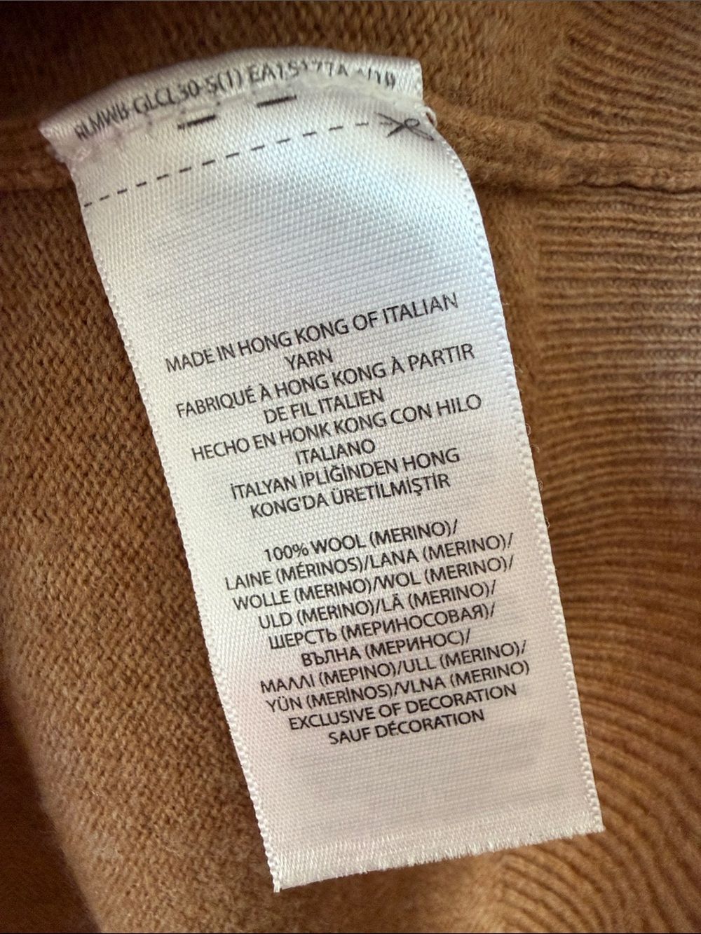Polo Ralph Lauren 100% Wool Quarter Zip Sweater - Picture 9 of 9